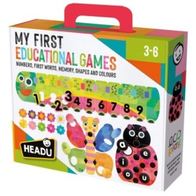 Headu - Ecoplay Primul meu joc Educational memoreaza formele, culorile, numerele si vocalele Headu - 1